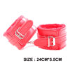 Classic Red Leather Bondage set Restraints toys