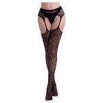 Cytherea Sexy Lace Pantyhose Tights Garter Belt Lady Stockings  Black 6078