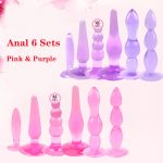 Cytherea Crystal Silicone Anal Plug butt  Stimulator  6 Sets