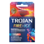 Trojan Pleasures Fire & Ice Condoms (3 Pack)